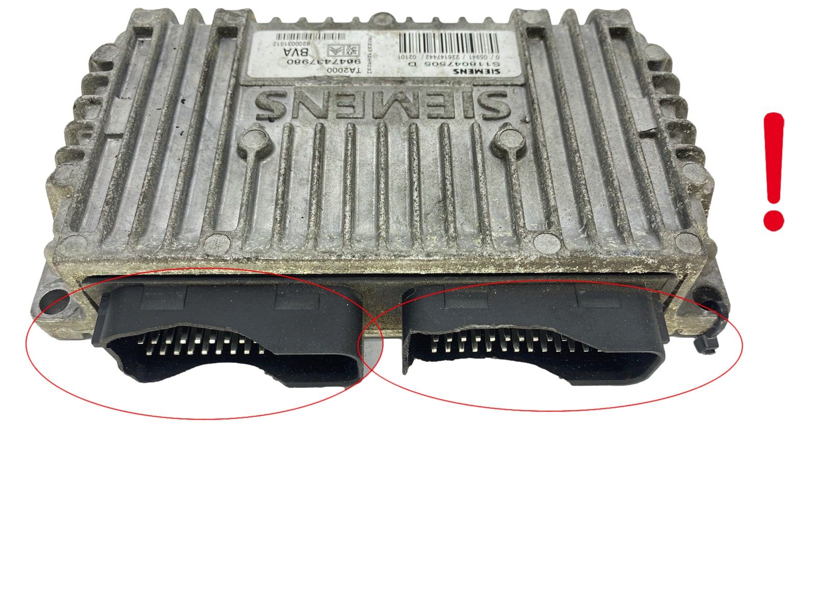 Blok Ovladačů S118047505D 9647437980 TA2000 PSA Siemens 57459 main product photo