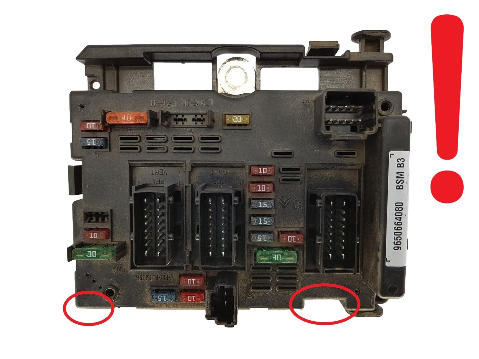 Blok Ovladačů BSM B3 9650664080 PSA Delphi 1278 main product photo