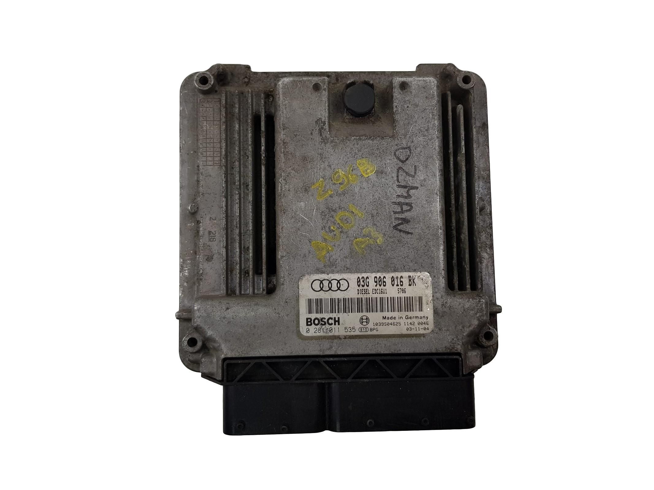 Řídicí Jednotka Motoru 03G906016BK 0281011535 Audi main product photo