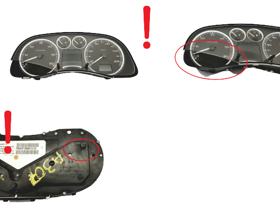 Tachometr Peugeot 307 9636708880 E 05 48062 main product photo