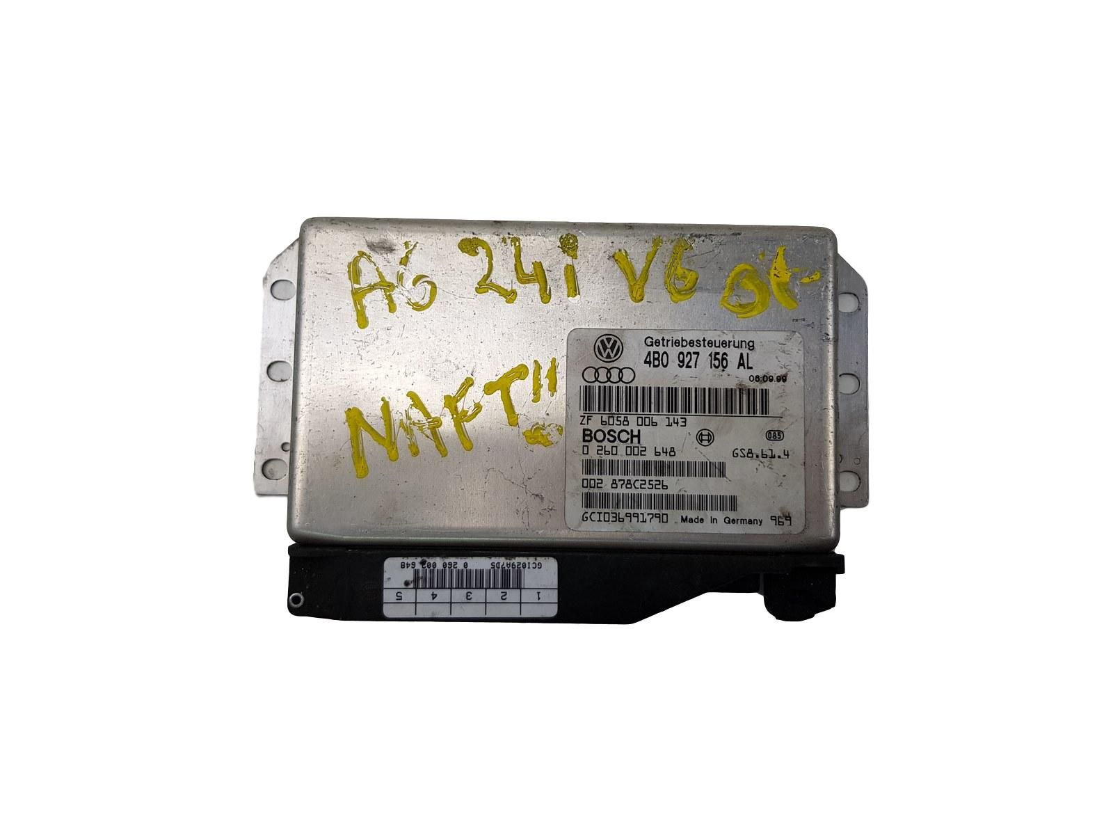 Řídicí Jednotka Převodovky 4B0927156AL 0260002648 Audi VW 1132 main product photo
