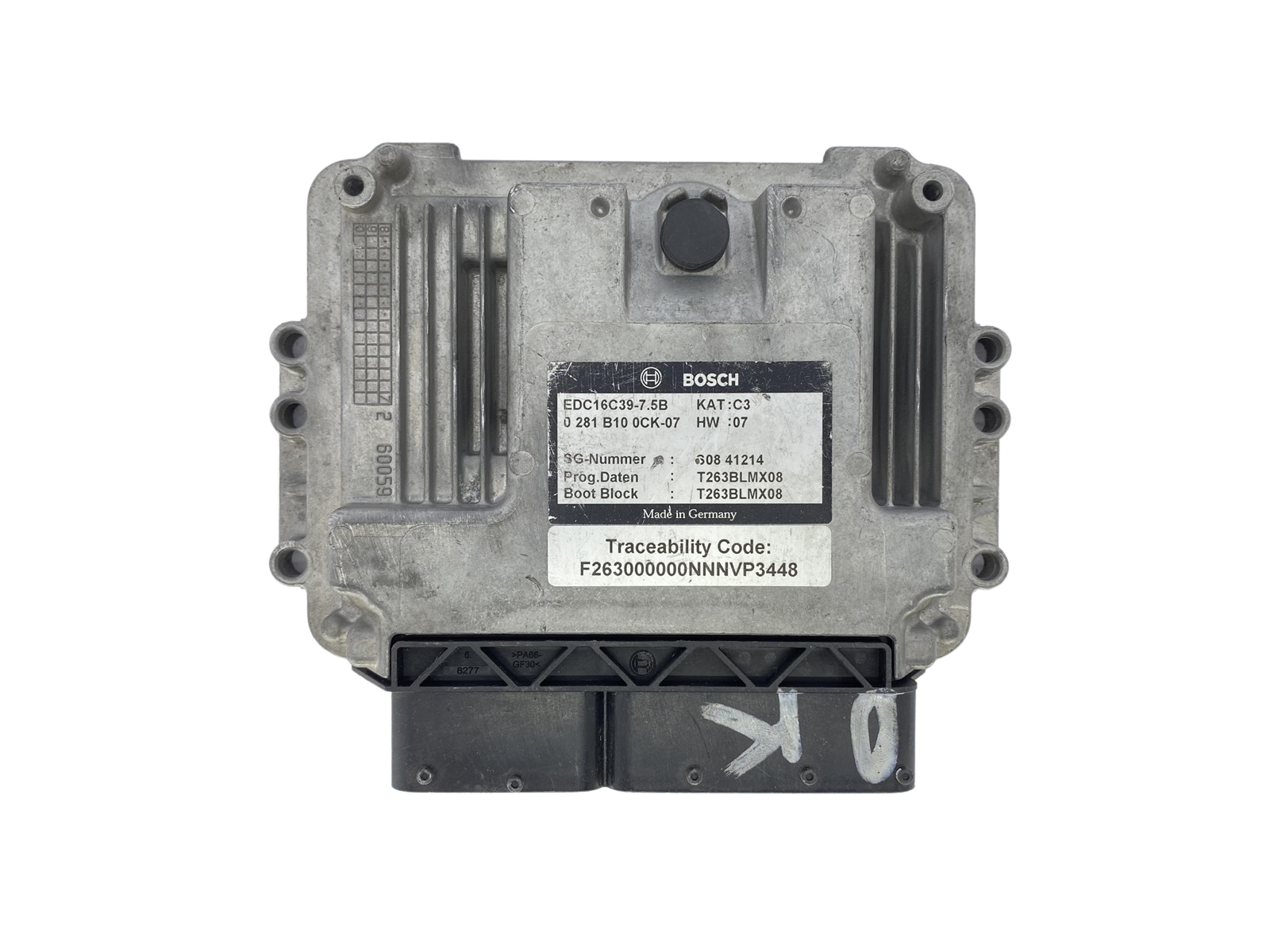 Blok Ovladačů 0281B100CK-07 EDC16C39-7.5B Fiat Bosch 54153 main product photo