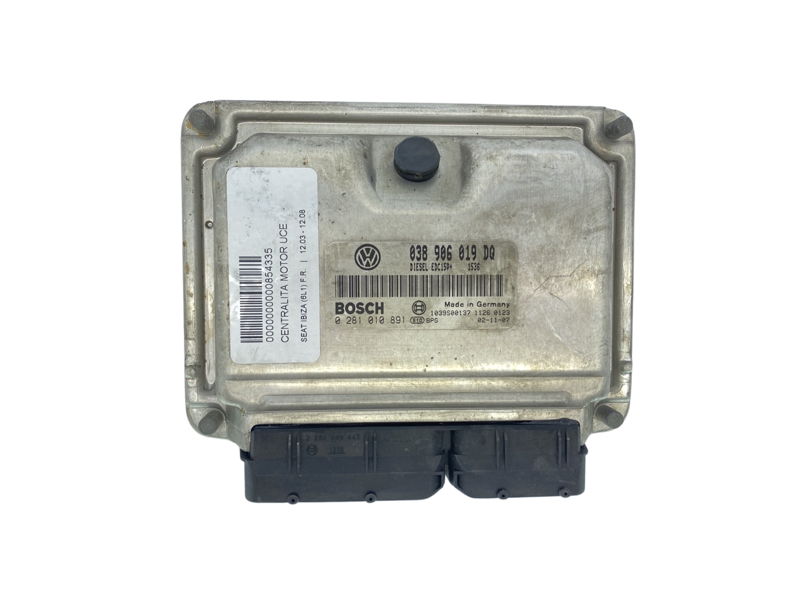 Blok Ovladačů 038906019DQ 0281010891 VW Seat Bosch 63532 main product photo