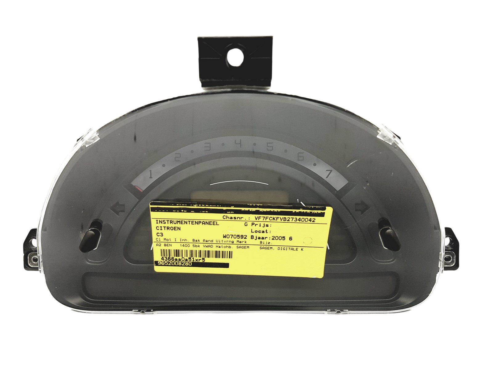 Otáčkoměr Citroen C2 C3 9652008280 H 01 49585 main product photo