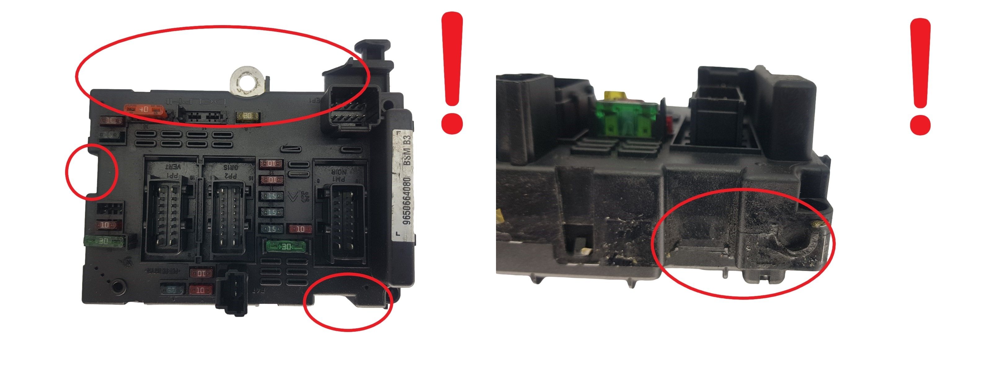 Blok Ovladačů BSM B3 9650664080 PSA Delphi 2095 main product photo