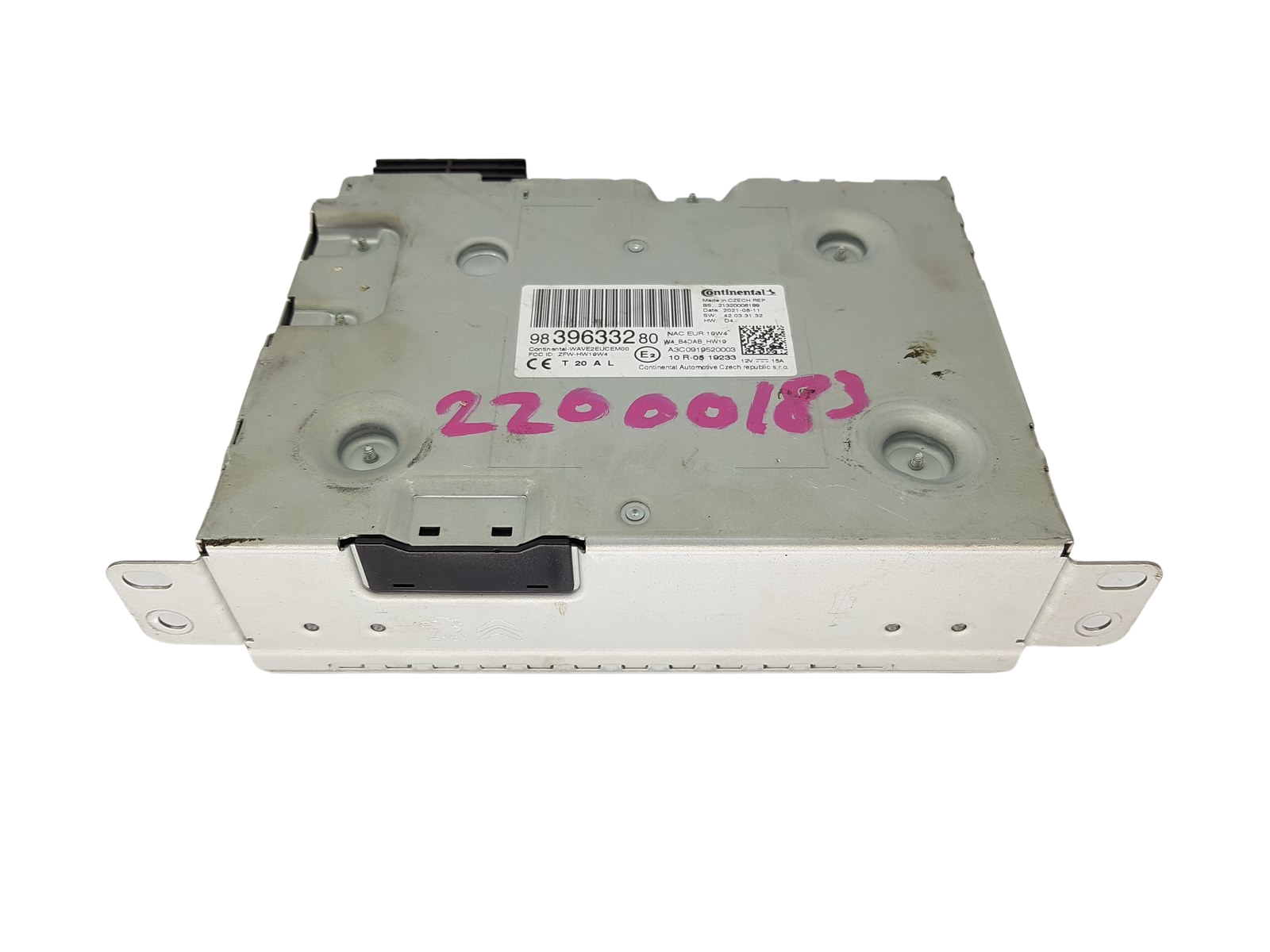 Modul Nawi Opel Corsa F 9839633280 ZFW-HW19W4 Continental main product photo