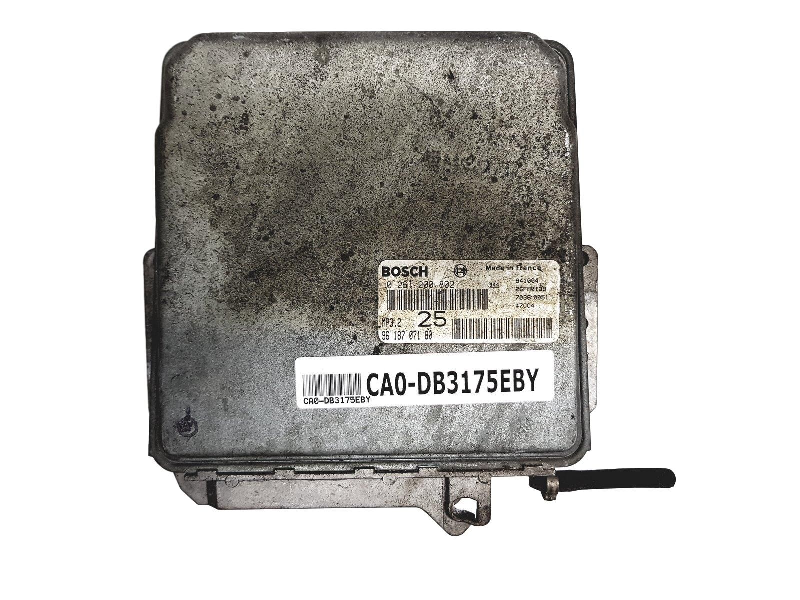 Blok Ovladačů 0261200802 9618707180 26FM0139 MP3.2 PSA Bosch 3175 main product photo