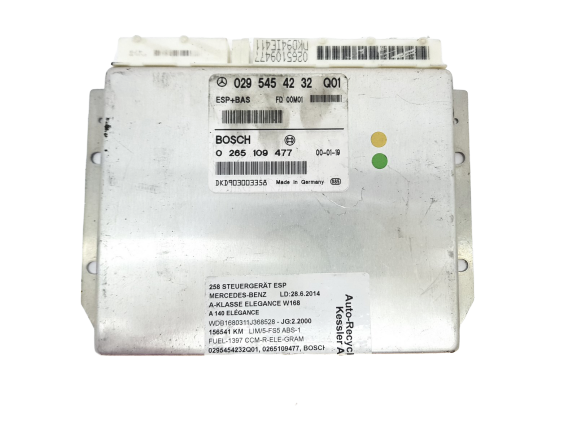 Blok Ovladačů 0295454232Q01 0265109477 Mercedes Bosch 20561 main product photo