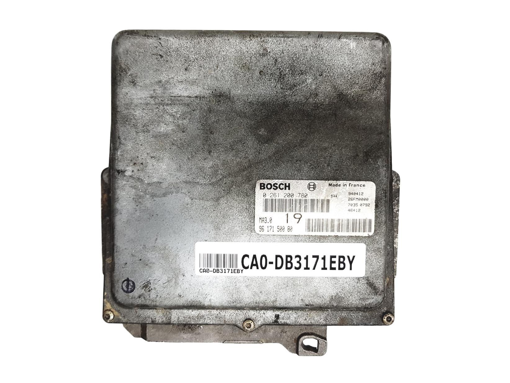 Blok Ovladačů 0261200780 9617150080 26FM0000 MA3.0 PSA Bosch 3171 main product photo